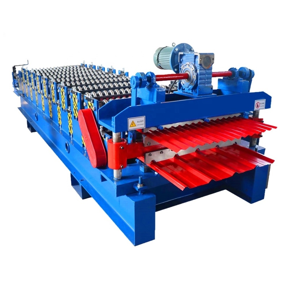 corrugated iron sheet roofing tile making roll forming machine