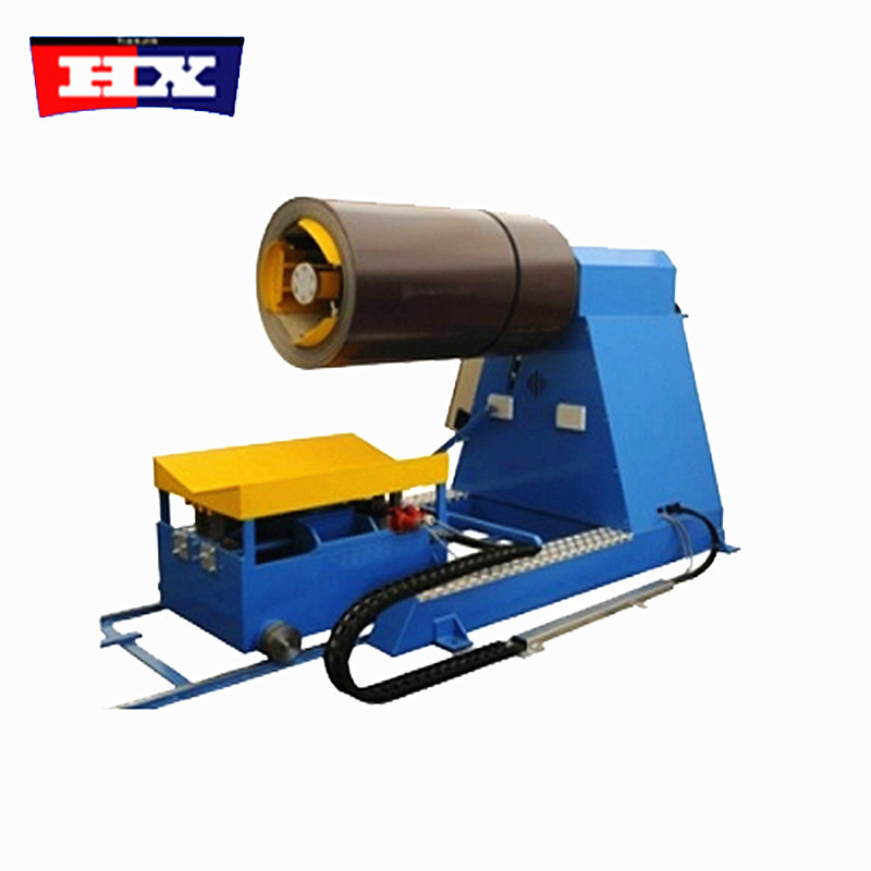 Electric and hydraulic uncoiler uncoiling machine