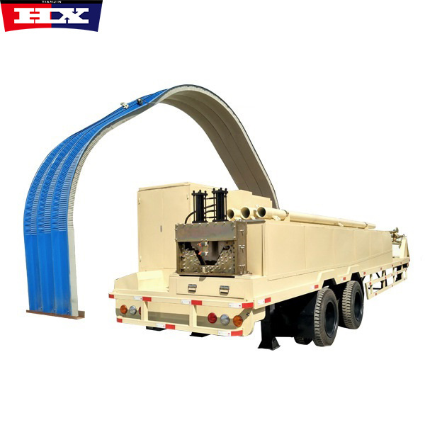 HX Self supporting 610 arch roofing long Q K span machine