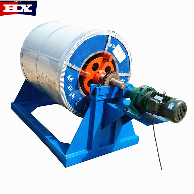 Electric and hydraulic uncoiler uncoiling machine