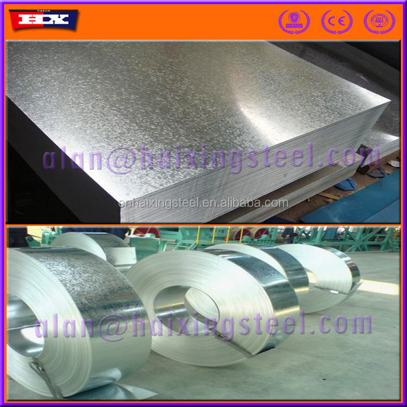 high quality G90 Z275 zinc coating galvanized iron sheet