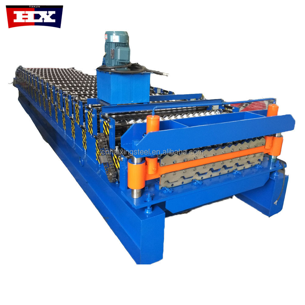 corrugated iron sheet roofing tile making roll forming machine