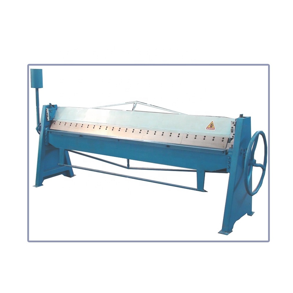 3mm metal manual steel roof sheet roll  bending machine price