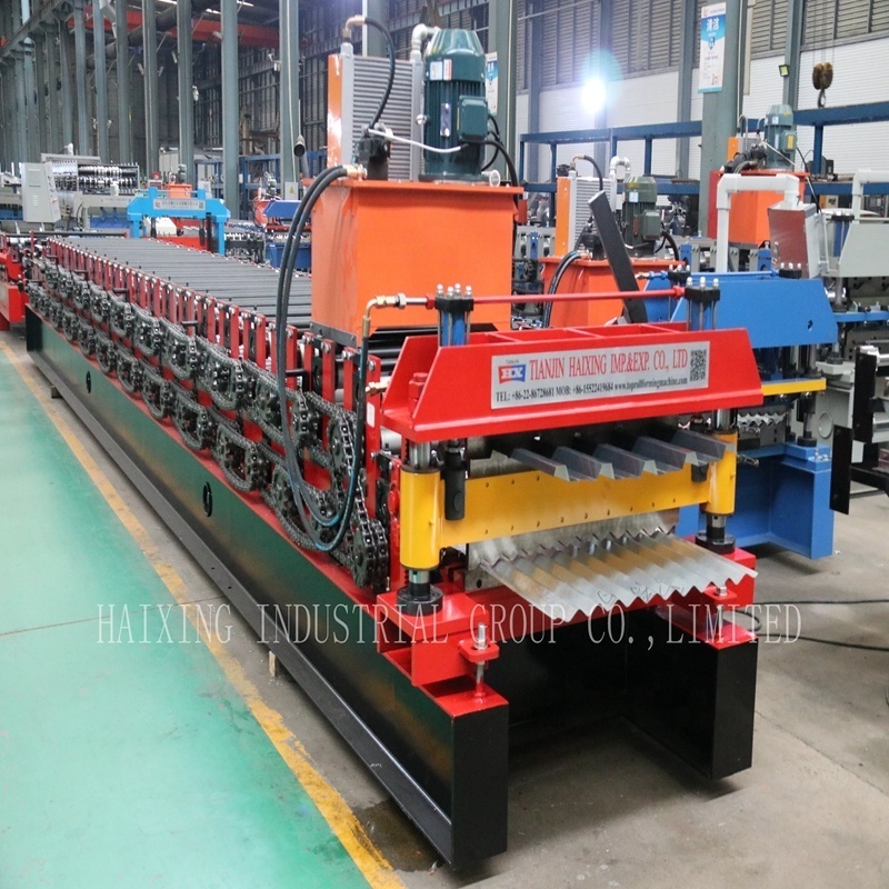 Metal Tile Making Double Layer Color Steel Roll Forming Machine