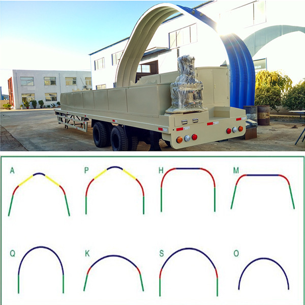 HX Self supporting 610 arch roofing long Q K span machine