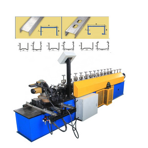 Steel c channel roll forming machine C Z U L W shape profile section light steel keel machine