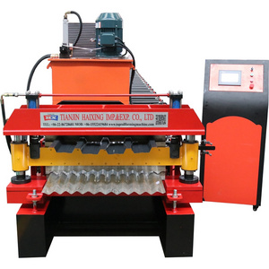 Metal Tile Making Double Layer Color Steel Roll Forming Machine