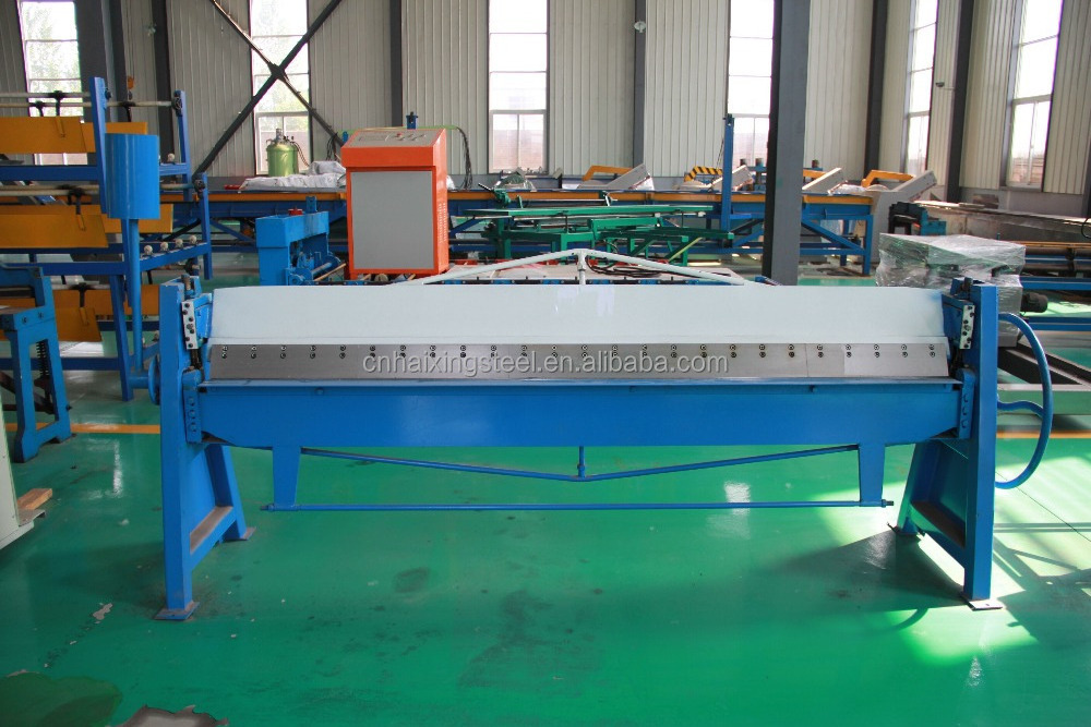 3mm metal manual steel roof sheet roll  bending machine price