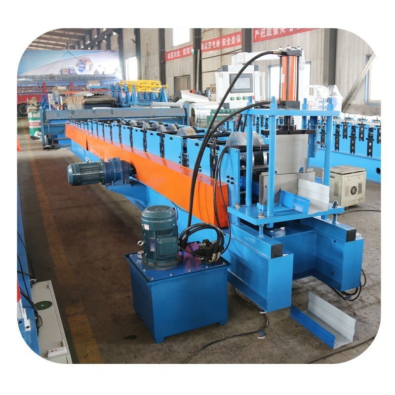 5'' box k style metal rain gutter roll forming making machine