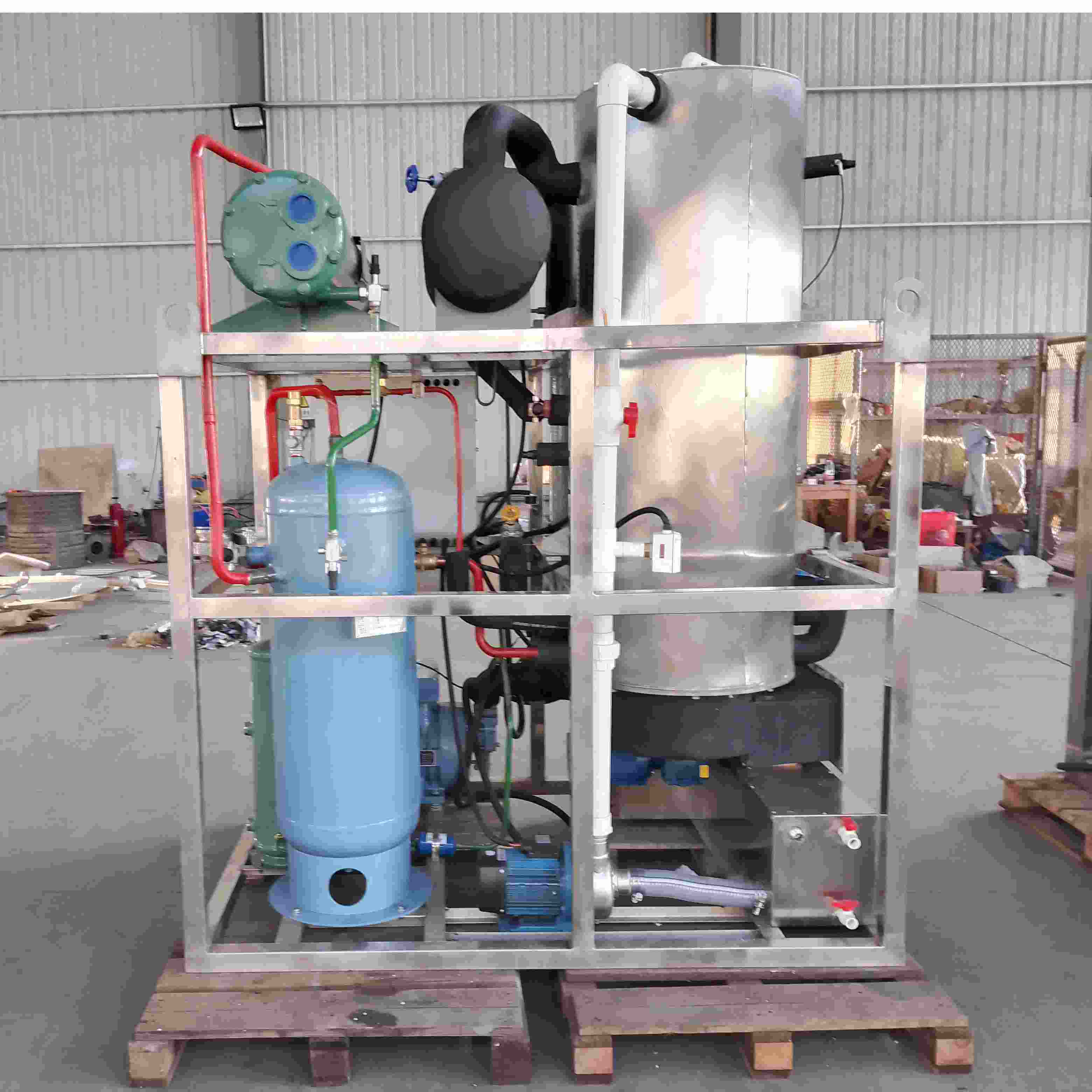 industrial  2Ton  tube ice maker machine commercial   for business ice tube making machine