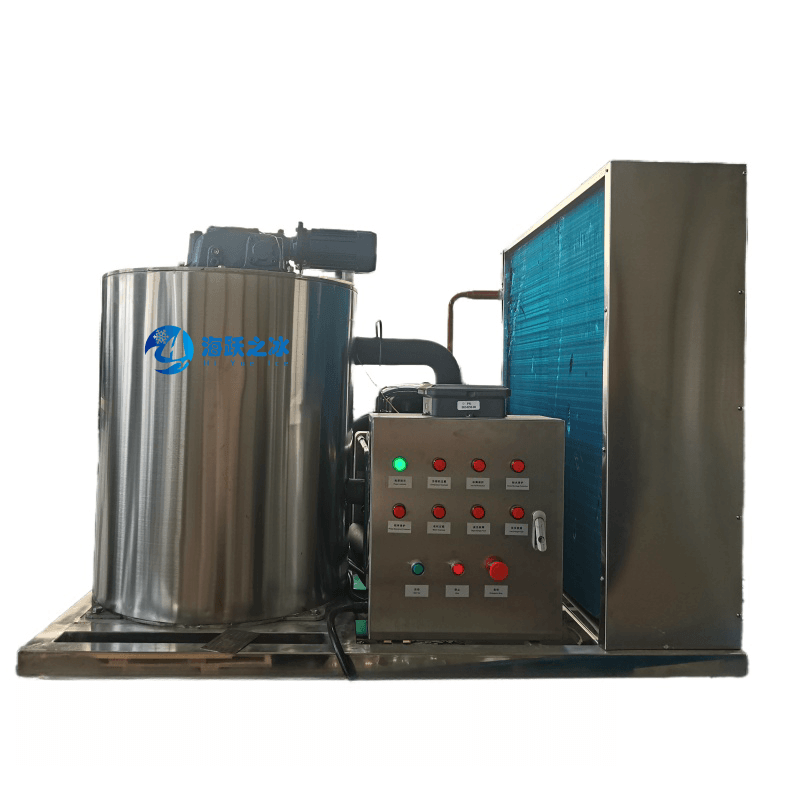 HIYUE 2Ton  sea water ice machine  sea water  flake ice machine  for Frozen Seafood Cooling fish pier