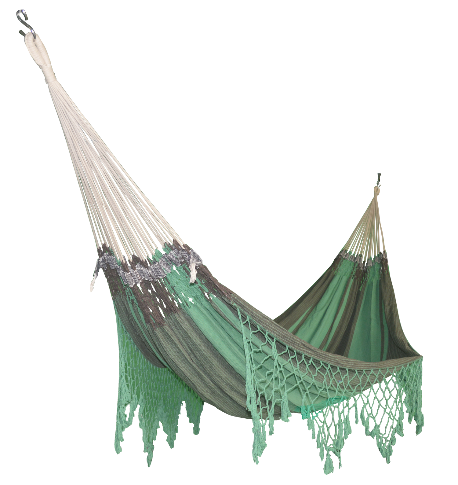 Double handmade leisure ways luxury nicaraguan lace canvas hammock