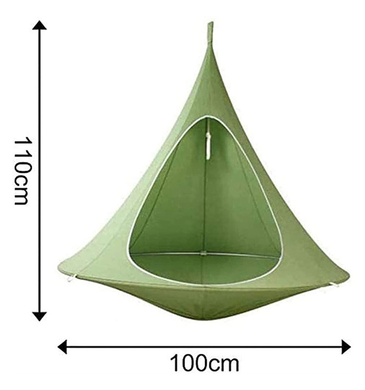 Wholesale Hot Sale Garden Oxford Waterproof Triangle Hanging Tent Outdoor Tree Tent