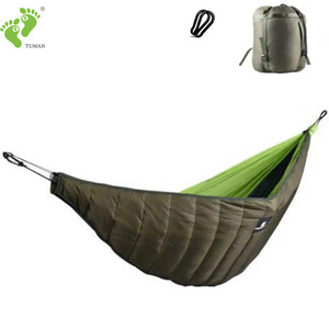 Longsen winter best warm velvet light hammock underquilt portable camping hammock underquilt