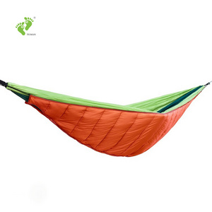 Longsen manufacture Campsite Double Layer Ultralight Tent Warm Thick Under Quilt Portable  Ultralight Camping hammock underquilt