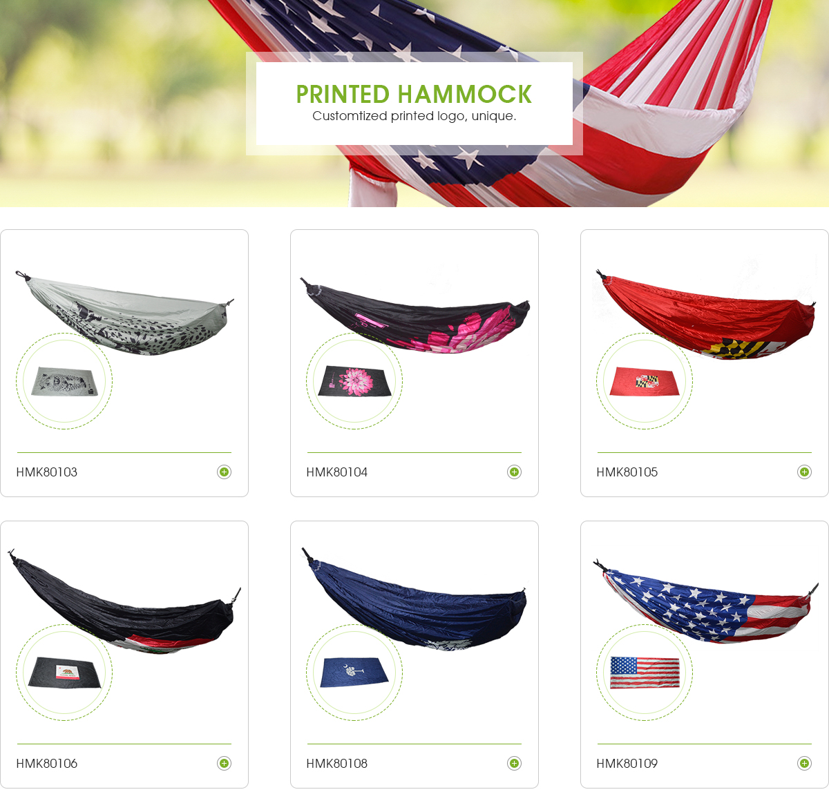 LONGSEN Factory Wholesale Camping Nylon Hammock Bed Custom Parachute Portable Double Hammock Swing