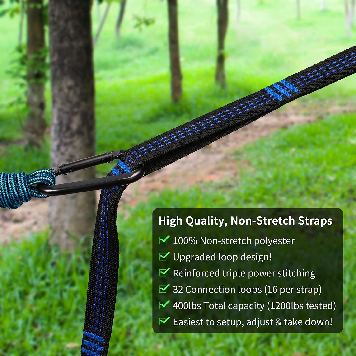 Outdoor garden furniture Nylon 2 Person Portable Hammock Camping Hammock China Double Parachute Camping Hammock