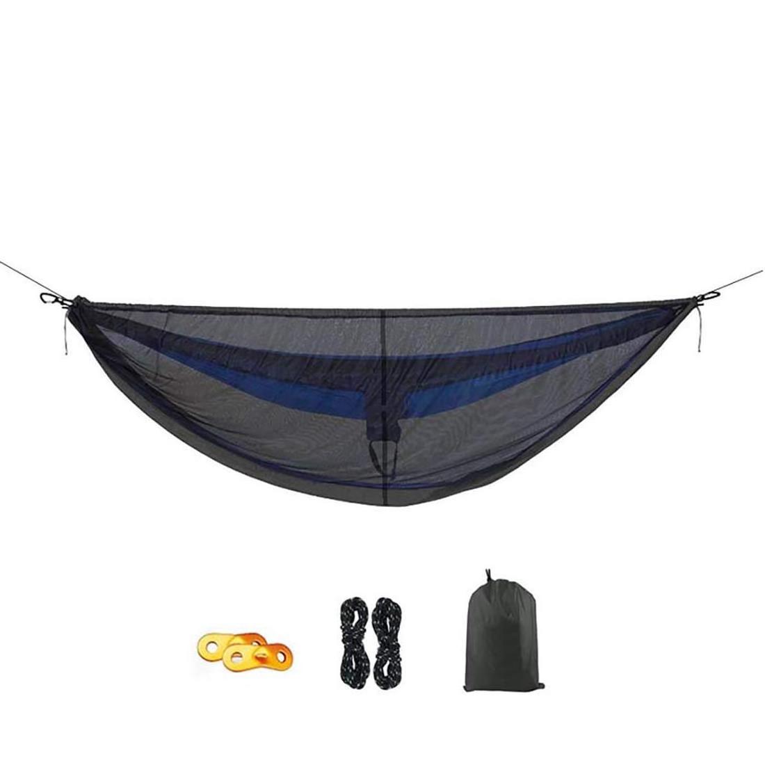 High Quality Travel Summer Nylon Netting Hammock Outdoor Waterproof Folding Ultralight Camping Hammock With Mosquito Net