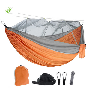 Hot Selling Anti mosquito net Hammock Double Person Hammock with Mosquito Net,Parachute Camping Hammock With Tree Straps