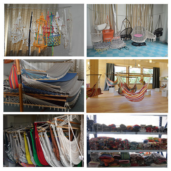 Hot sales Customized Indoor Cotton Children Wooden Bedroom Hanging Swing Hammock Chair for Bedroom Garden