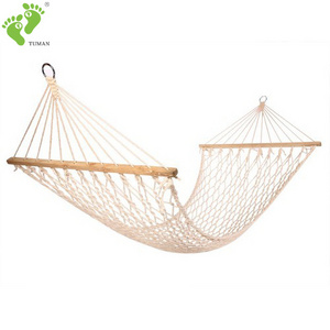 Longsen tree Garden lying net cotton rope hammock kit Hot Sale