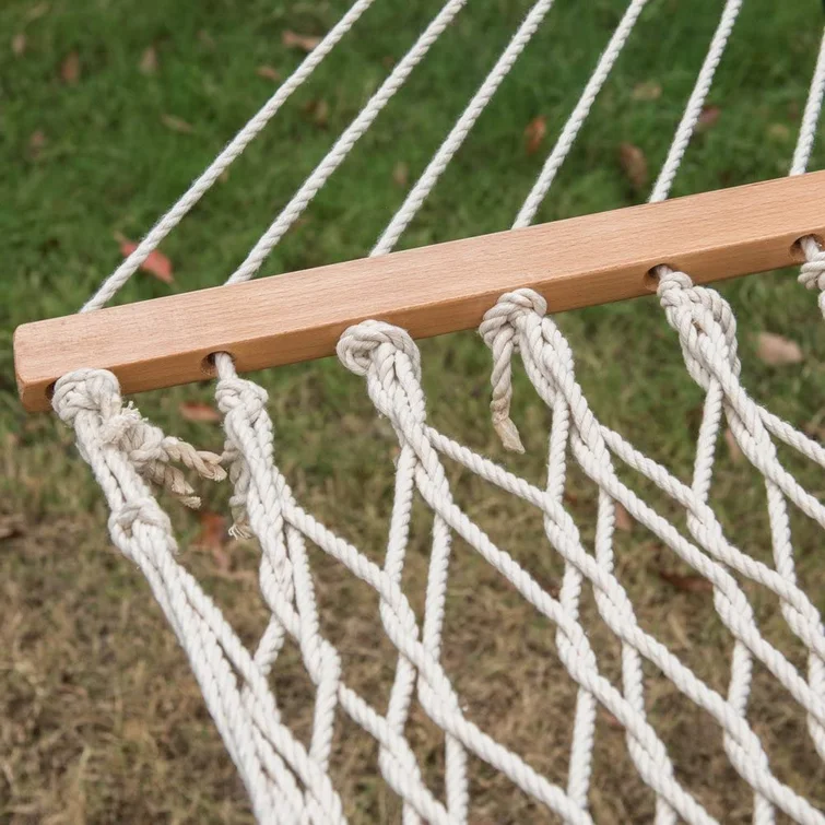 Longsen tree Garden lying net cotton rope hammock kit Hot Sale