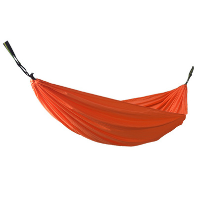 Summer Backpacking Travel Orange Hammock Lightweight Portable Hammocks Outdoor Camping Parachute Nylon