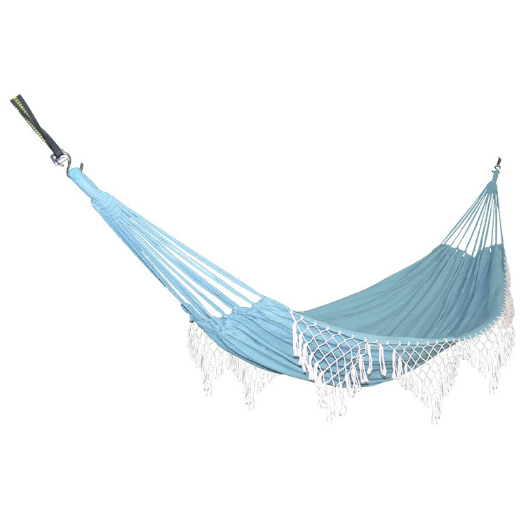 Double handmade leisure ways luxury nicaraguan lace canvas hammock