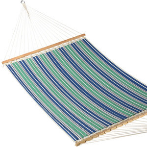 Longsen Keep Warm Outdoor Hammock Quilted Double Fabric Hammock with Detachable Pillow