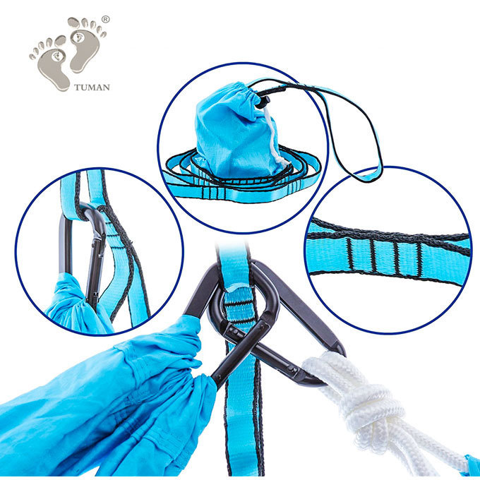 nylon hanging portable camping indoor flying air aerial yoga hammock set double  swing