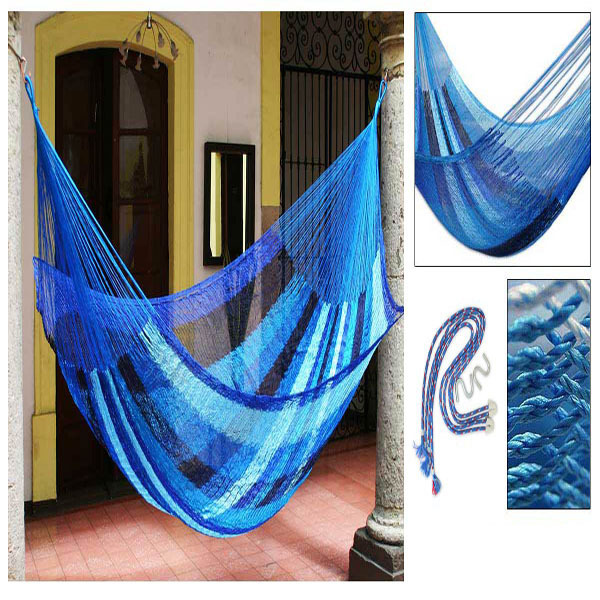 High Quality Mexico Comfortable Home Hammock Portable Net Nap Indoor Hammock