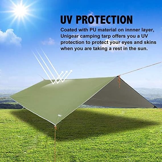 LONGSEN Wholesale Portable Outdoor Leisure Sun Shelter Beach Tent Anti-UV Tarp Awning Sun Shades hammock tarp