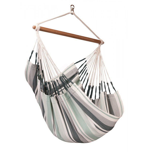 Longsen Hammock Chair Cushion 2 Patio Hanging Caribbean Large Portable Strpped Outdoor Hammock Chair with Wood Bar Customized