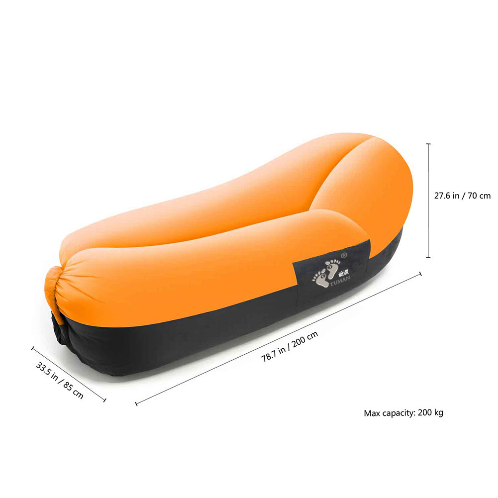 Longsen Summer Sleeping Bag Waterproof Air Lounger Inflatable Bag Air Sofa Hammock