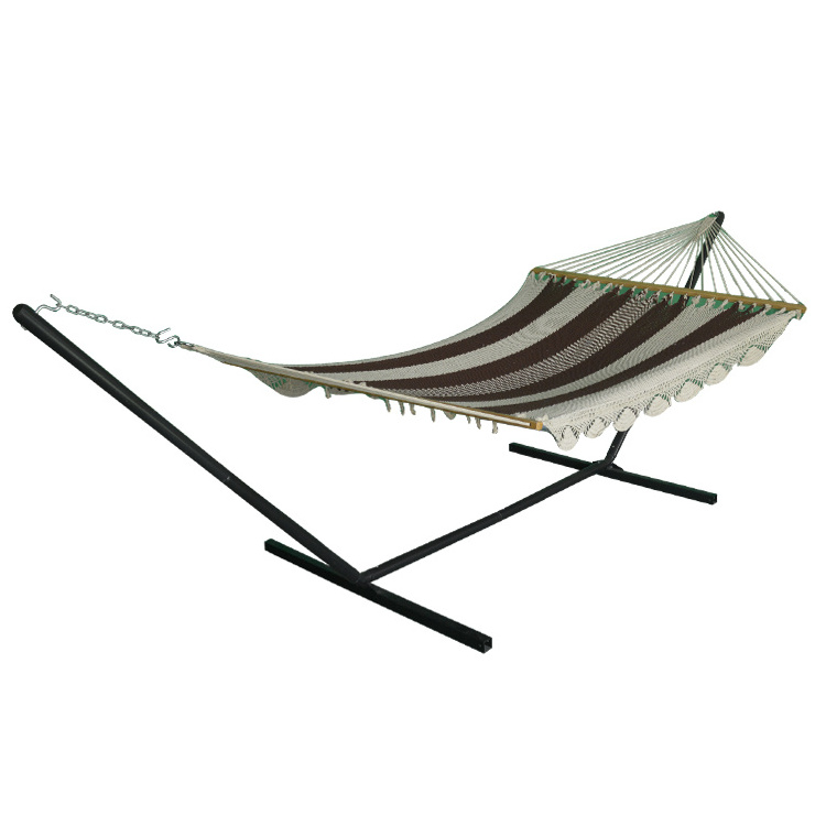 120kgs double adjustable rocking beach hammock metal stand frame