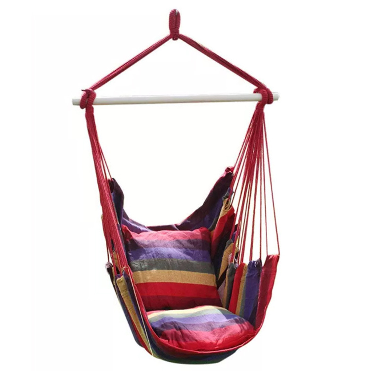 Customized Cotton Children Wooden Bedroom Patio Swing Chair for Bedroom