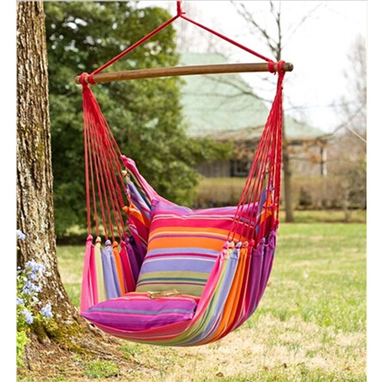 Customized Cotton Children Wooden Bedroom Patio Swing Chair for Bedroom