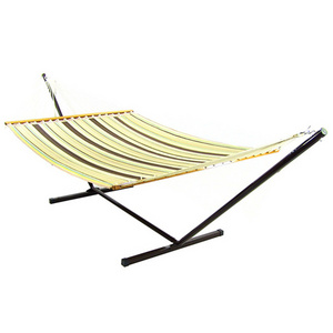 Wholesale Swing Portable Outdoor Camping Hammock Folding Double Hanging  Canvas Hammock Bed With Steel Stand