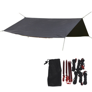 210T Portable Camping Outdoor Summer Shade Fly Rain Beach Tent Tarp Sun Shelter