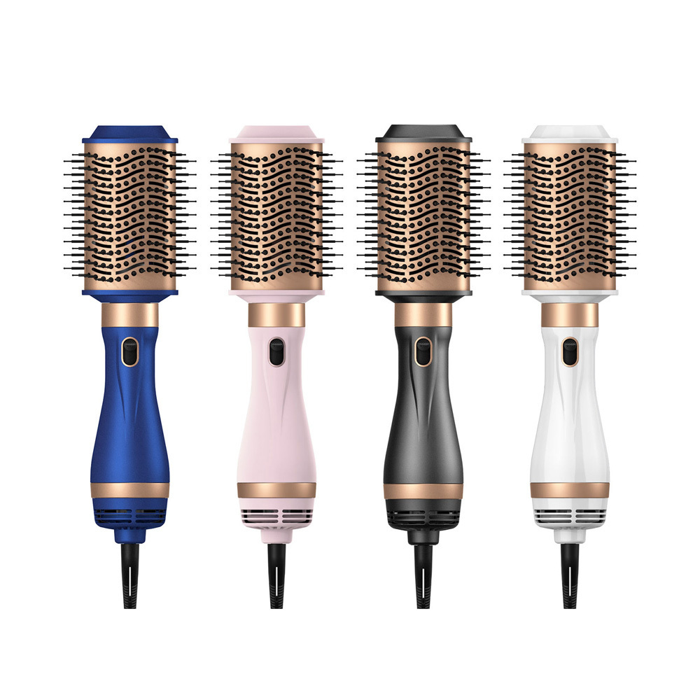 CIXI WODE Hair Brush Hot Air Electric Comb One Step Fast Hair Straightener Brush hot air brush and hair dryer