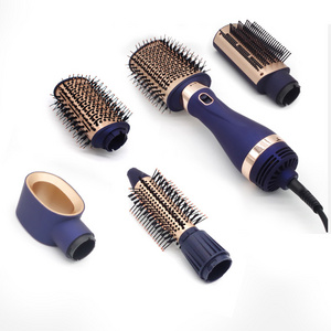 CIXI WODE Hair Brush Hot Air Electric Comb One Step Fast Hair Straightener Brush hot air brush and hair dryer