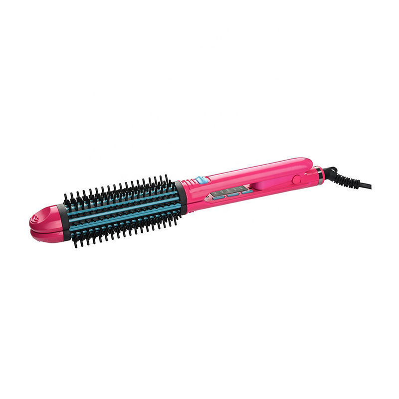 Ceramic Coating Semicircle Barrel Curling comb 3 in 1 hair straightener