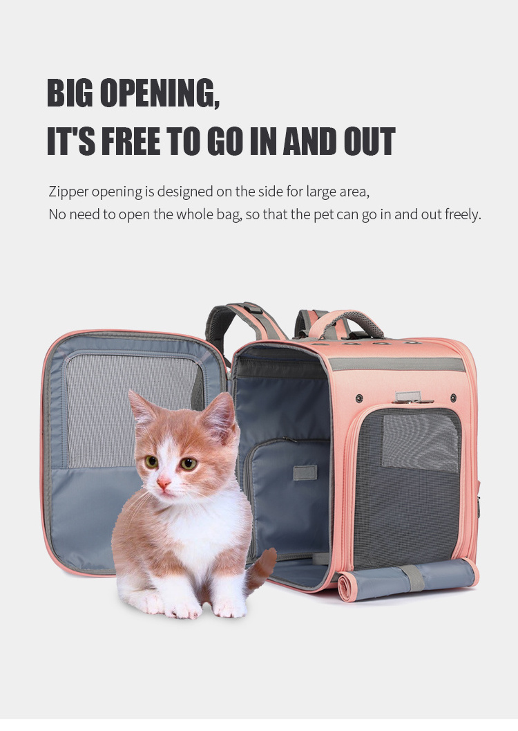 new product Breathable and comfortable mochilas pet carrier pet products Oxford Cloth cat backpack carrier