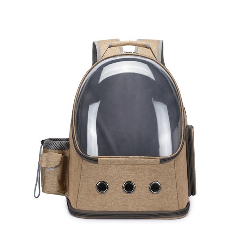 Recommend Hot Sale version space  cat dog backpack carrier pet carrier airline approved Transparent Double Shoulder Cat Bag