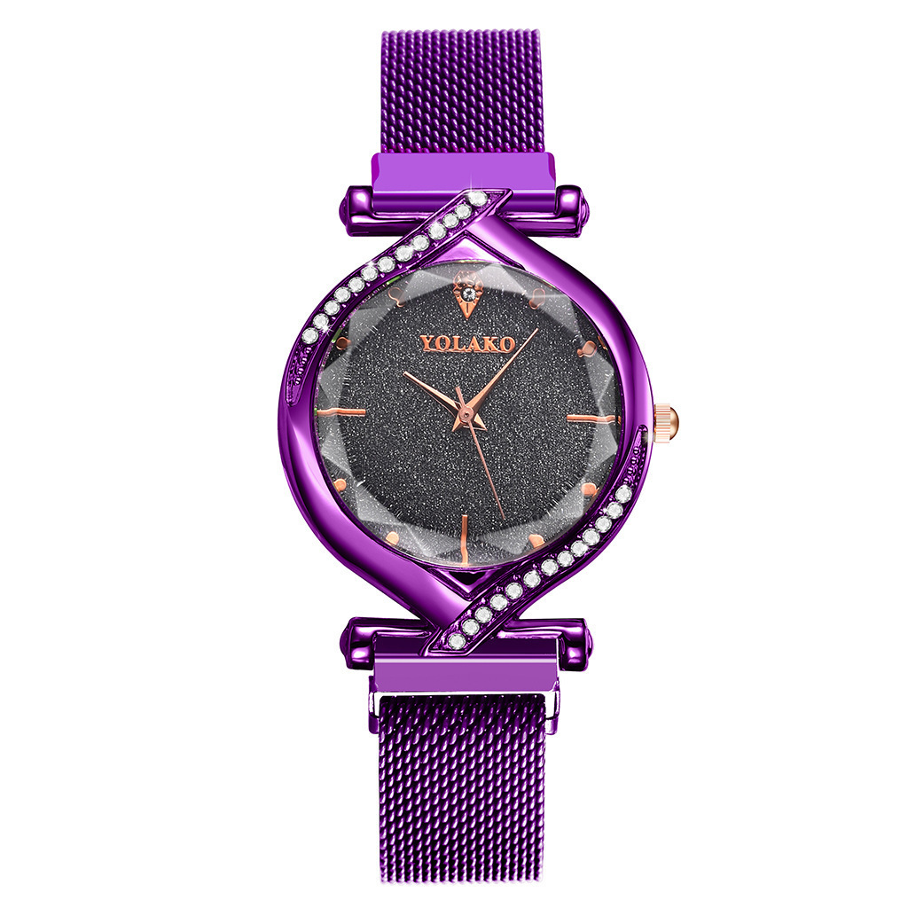 Fashion Oval Watches Women Luxury Diamond Watches Magnet Buckle Quartz Wristwatches YOLAKO Ladies Watches Relogio Feminino