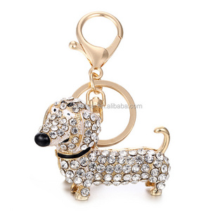 Fashion Dog Dachshund Keychain Bag Charm Pendant Keys Holder Keyring Jewelry For Women Girl Gift Keychain Jewelry New