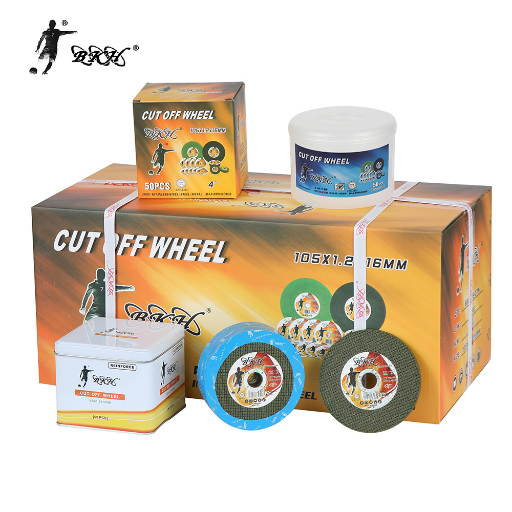 4 inch 107x1.2x16mm BKH Stone Metal Inox Stainless Steel Abrasive Cutting Wheel Cut off Wheel Cutting Disc