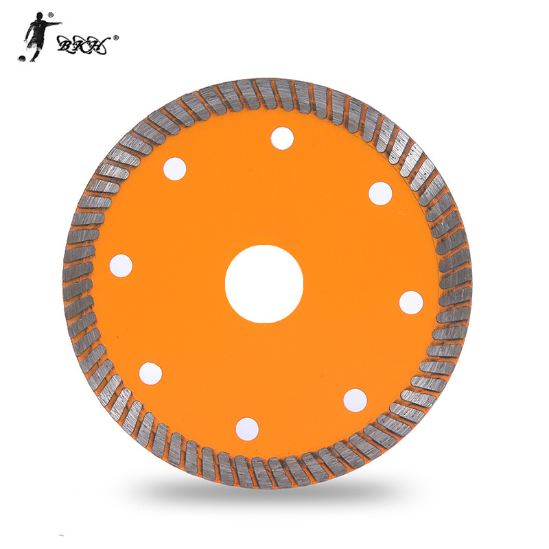 BKH Wholesale 4 Inch 105 mm Cold Press  Diamond Turbo Rim Saw Blade For Marble Stone Ceramic Tile