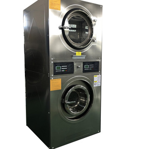 wholesale price commercial coin operated washer dryer 22kg industrial washing drying machine