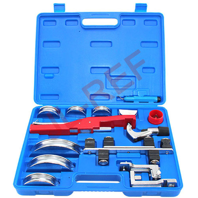 Hangyi Aluminum Alloy Wheel Bender Tool Set HVAC 90 Degree Tube Bender Kit with Special Reverse Diresction Bending Function